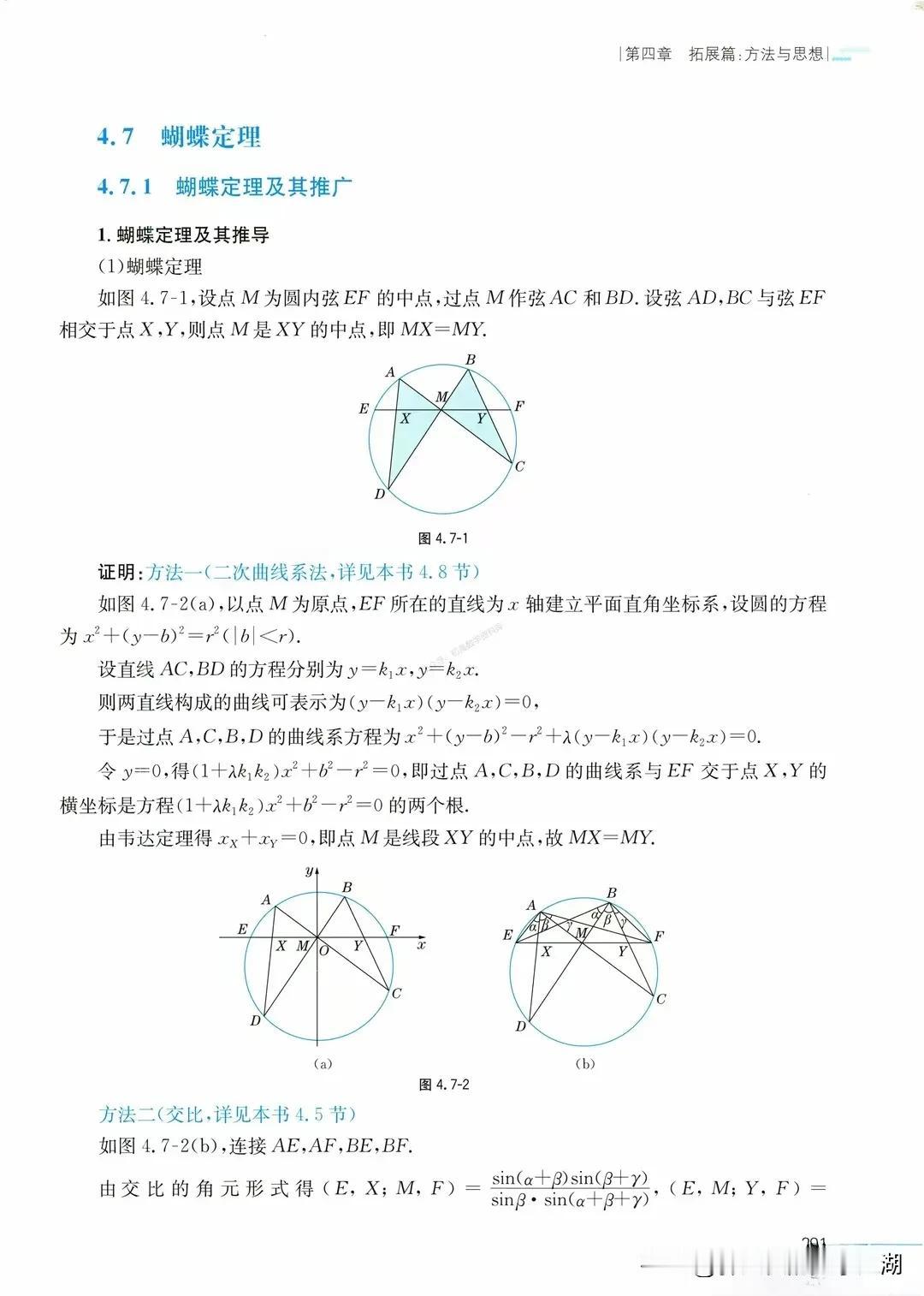 蝴蝶定理+坎迪定理+曲线系
叙述并推导
二级结论+典例
一眼望穿秋水
收藏精品，