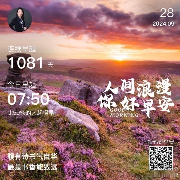 #早安#腹有诗书气自华最是书香能致远  ​​​
