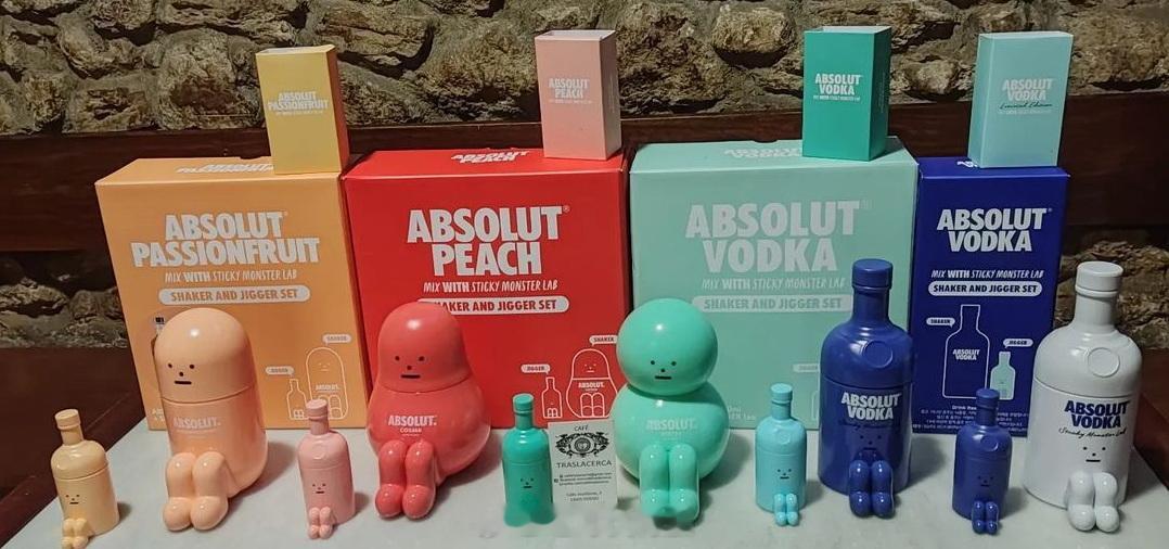 韩国绝对伏特加的 ABSOLUT x Sticky Monster Lab 合作