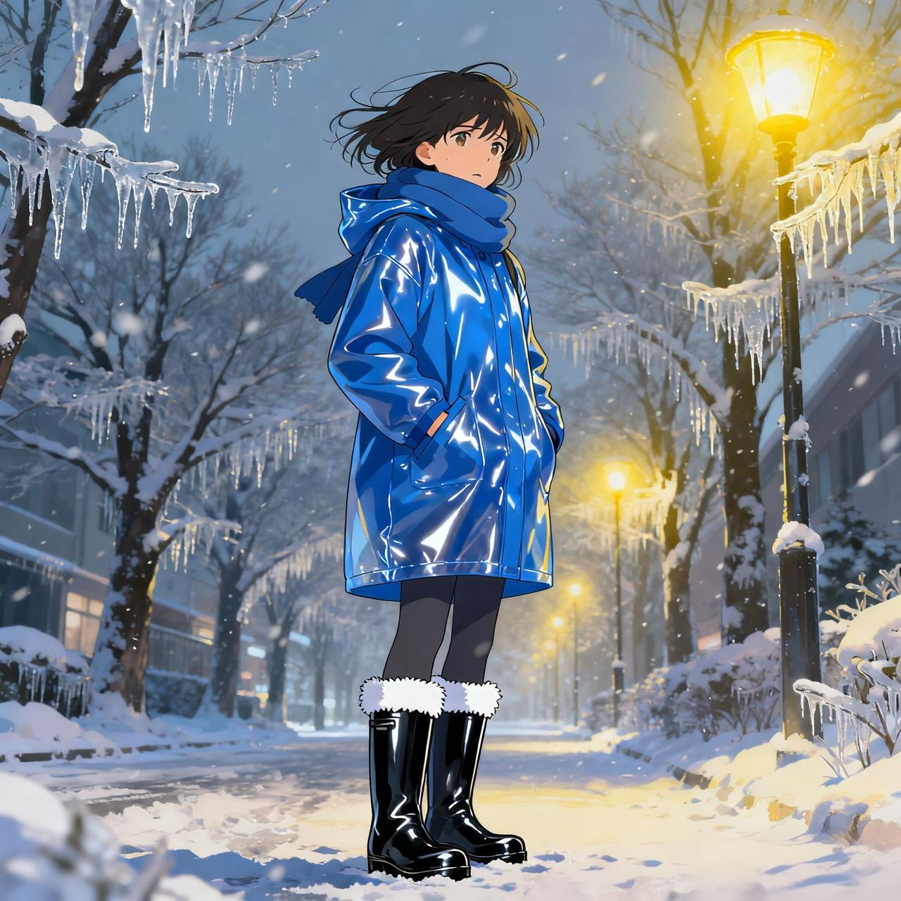 我竟穿一身塑料过冬，
冬天裹了三四层还冻得打哆嗦，
看衣服标签才发现，
原来我穿