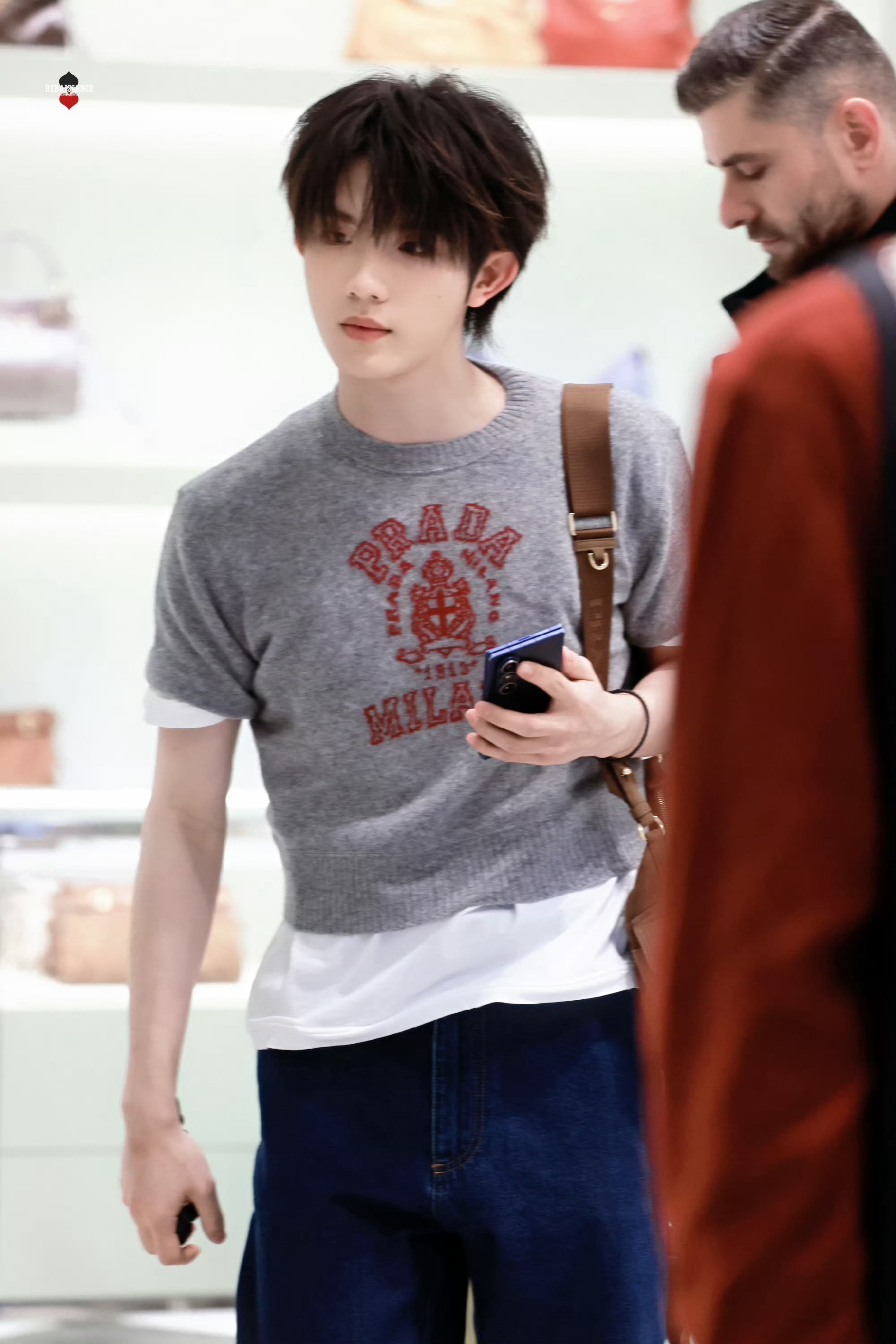 苏新皓Prada单人探店行程，小王子来啦👑 