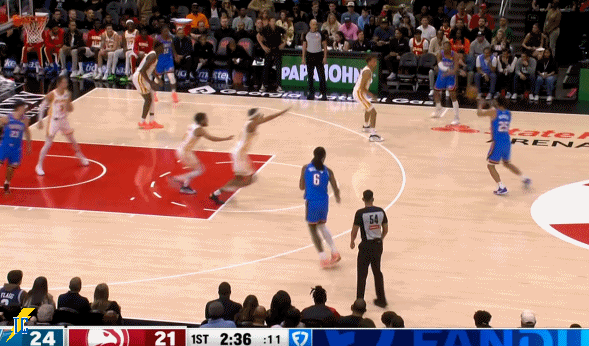 米球王又来了？米切尔突破连过三人后拉杆上篮得手，连续得分！nba新赛季第一声加油