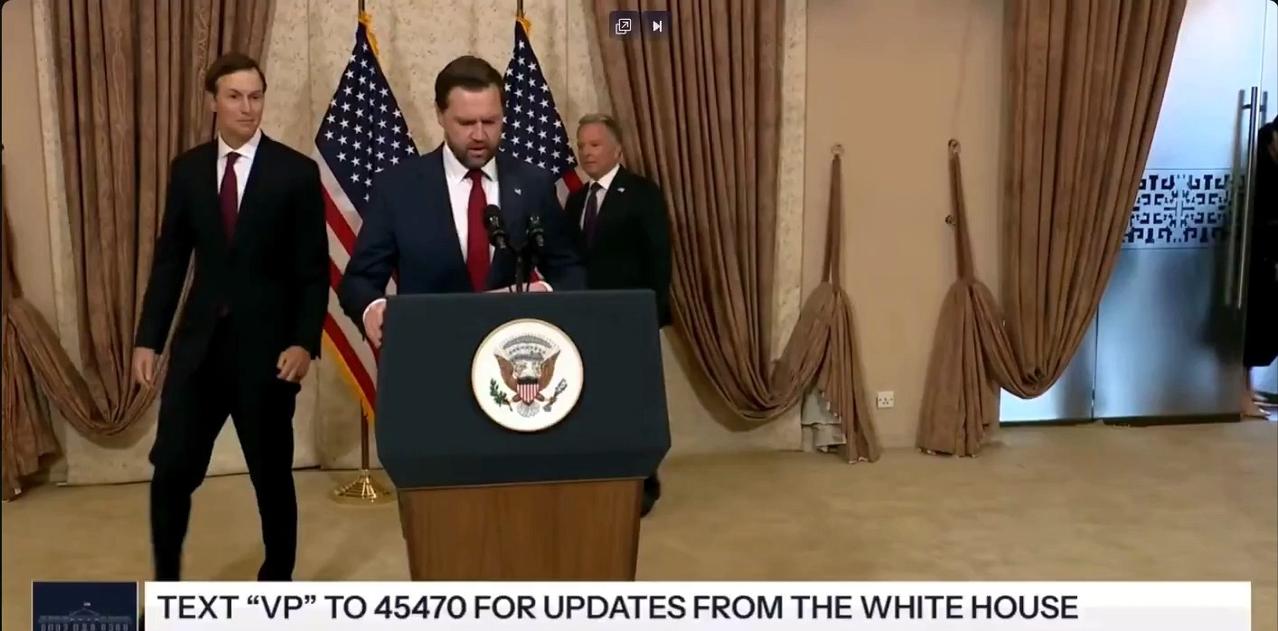 万斯也开口了
给大家总结了一下，感谢巴基斯坦，东道主当的很不错，谈判分歧太大，啥