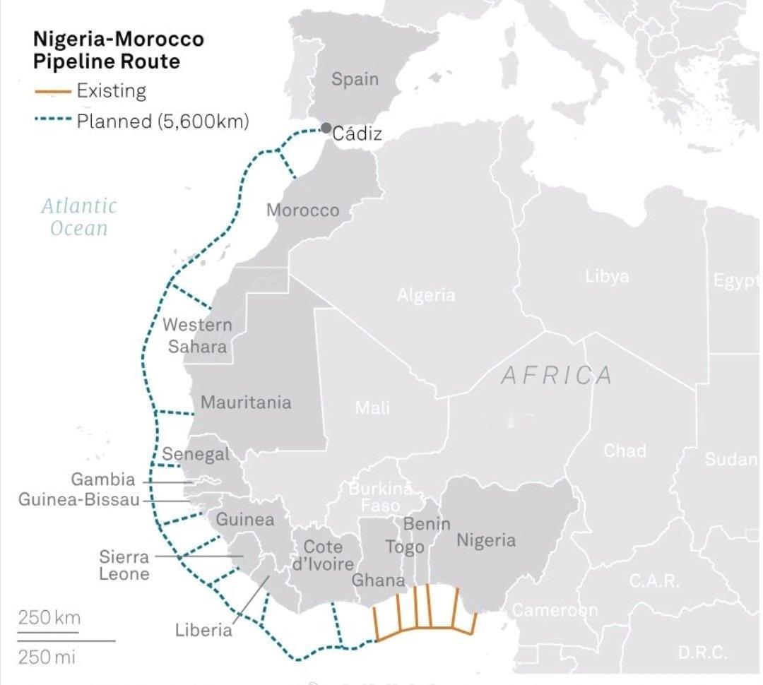 西非经济共同体（ECOWAS）成员国在塞拉利昂签署协议，计划建设一条长达 680