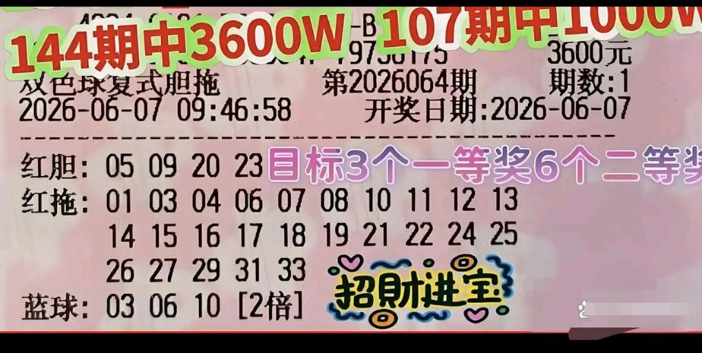 又来到双色球26064期晒票每次晒票都是五花八门，各显神通，这次多张胆拖复式票集