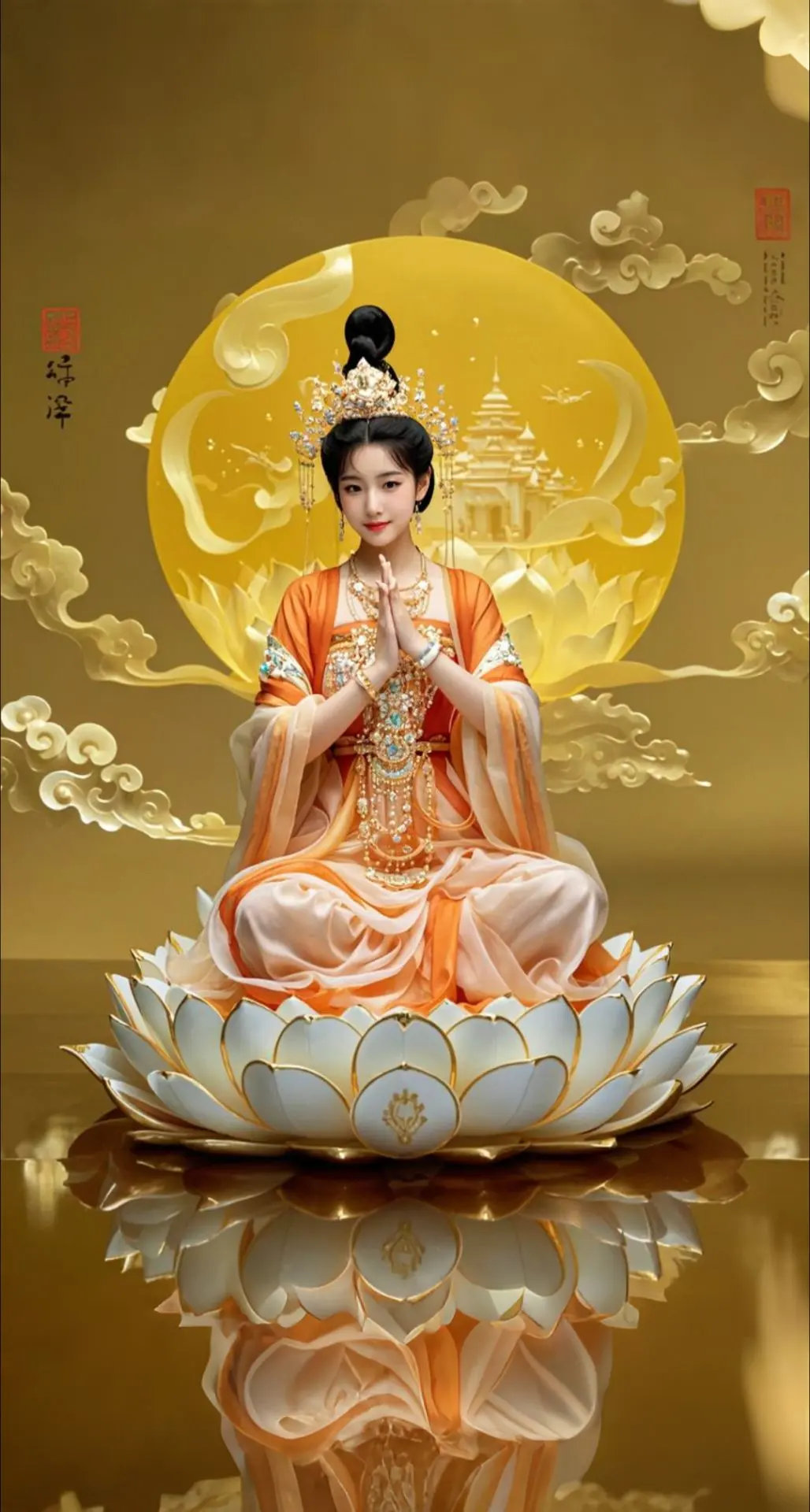 AI扩图 AI全景仙姿图