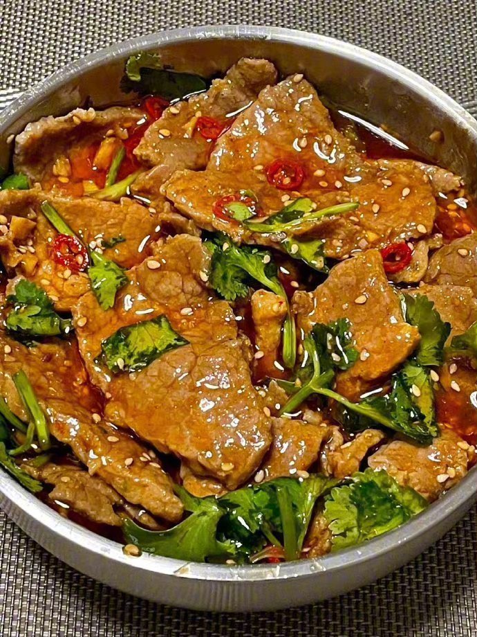 做一盘全家夸的凉拌牛肉 ​​​