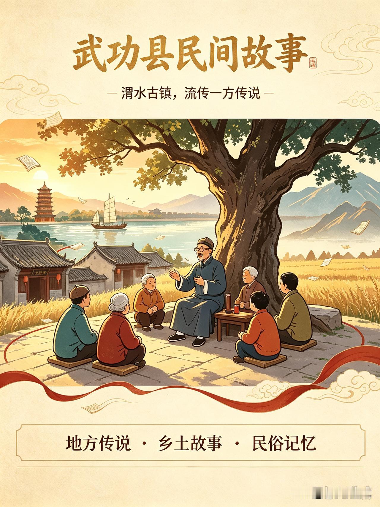 流传在武功县的民间故事：捋麦。我小时候听过，你听过吗？
    听说在很早很早以