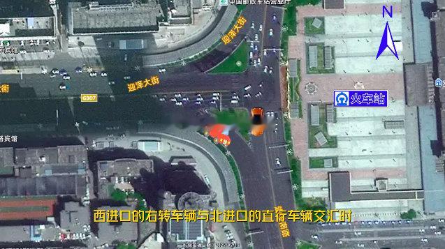 迎泽大街建设南路西进口新设右转信号灯   迎泽大街建设南路西进口新设右转信号灯同
