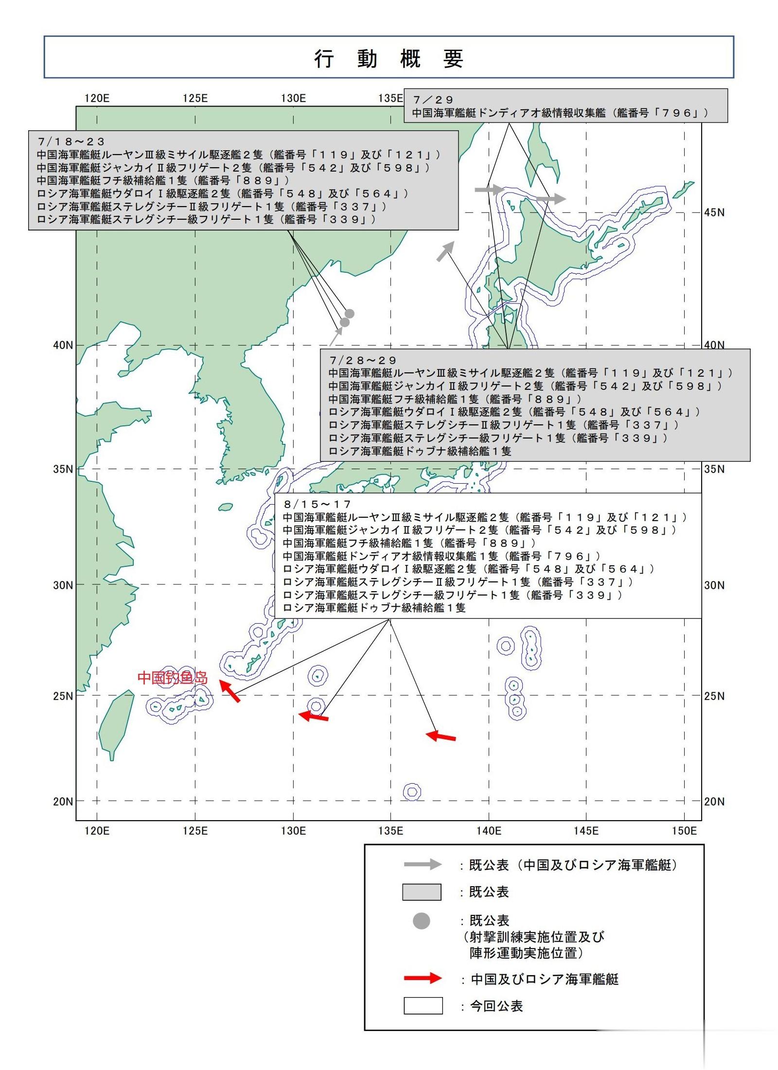 跑了一趟阿拉斯加近海之后，中俄海军11艘舰艇编队回来了！根据日本防卫省8月17日