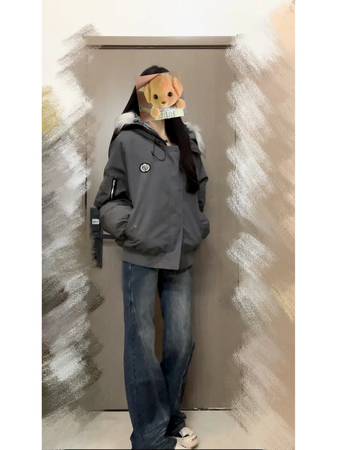 冬天这样穿包帅的！