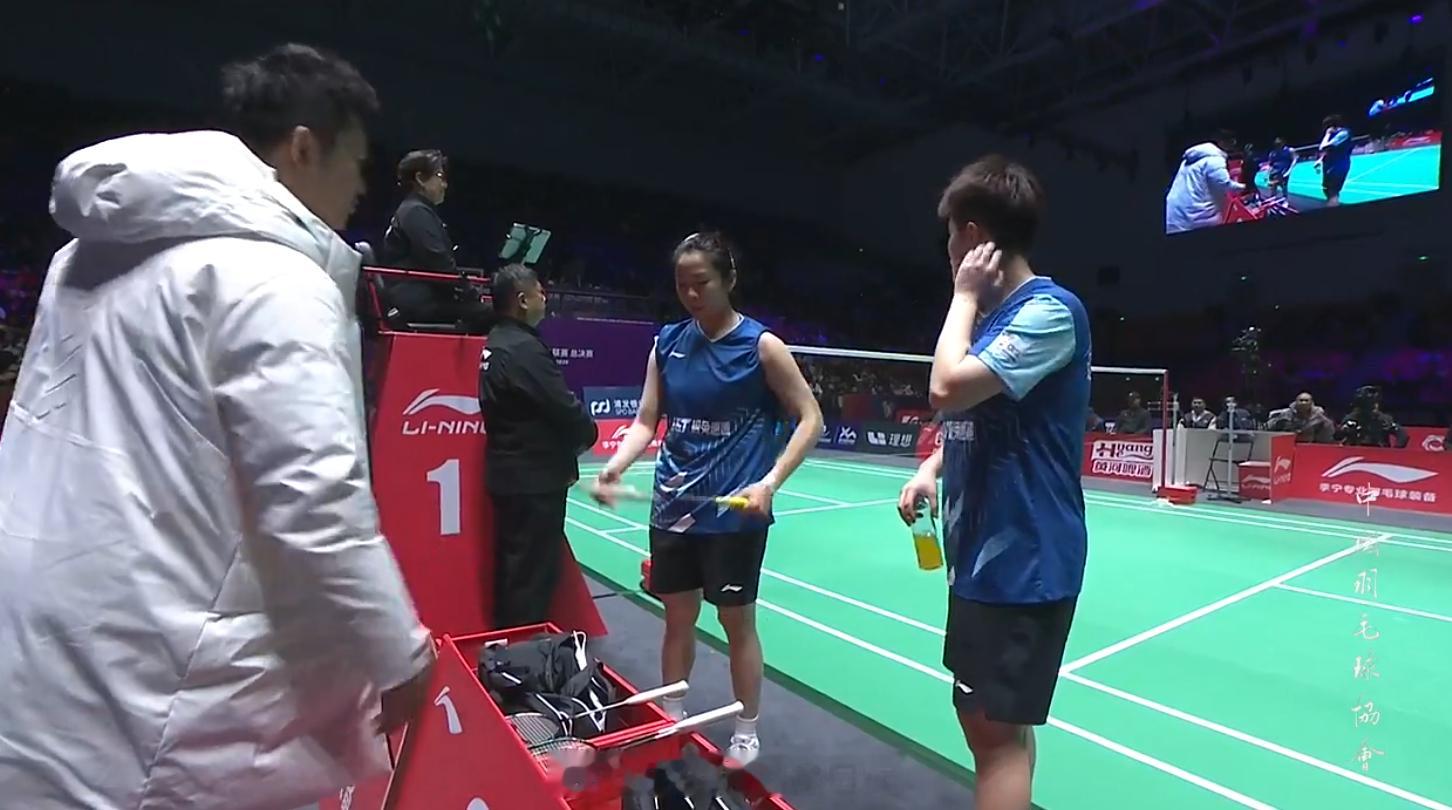 羽超总决赛荣耀湘约羽超联赛 辽宁极兔 1-1 青岛仁洲 混双 郭新娃 刘圣书 1