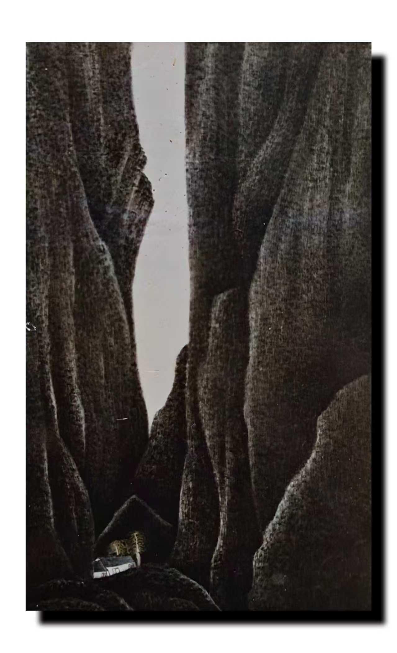 徐州画家胡云海92年南艺学习时画的早期作品
图①图②是92年刚到南艺美术系学习时
