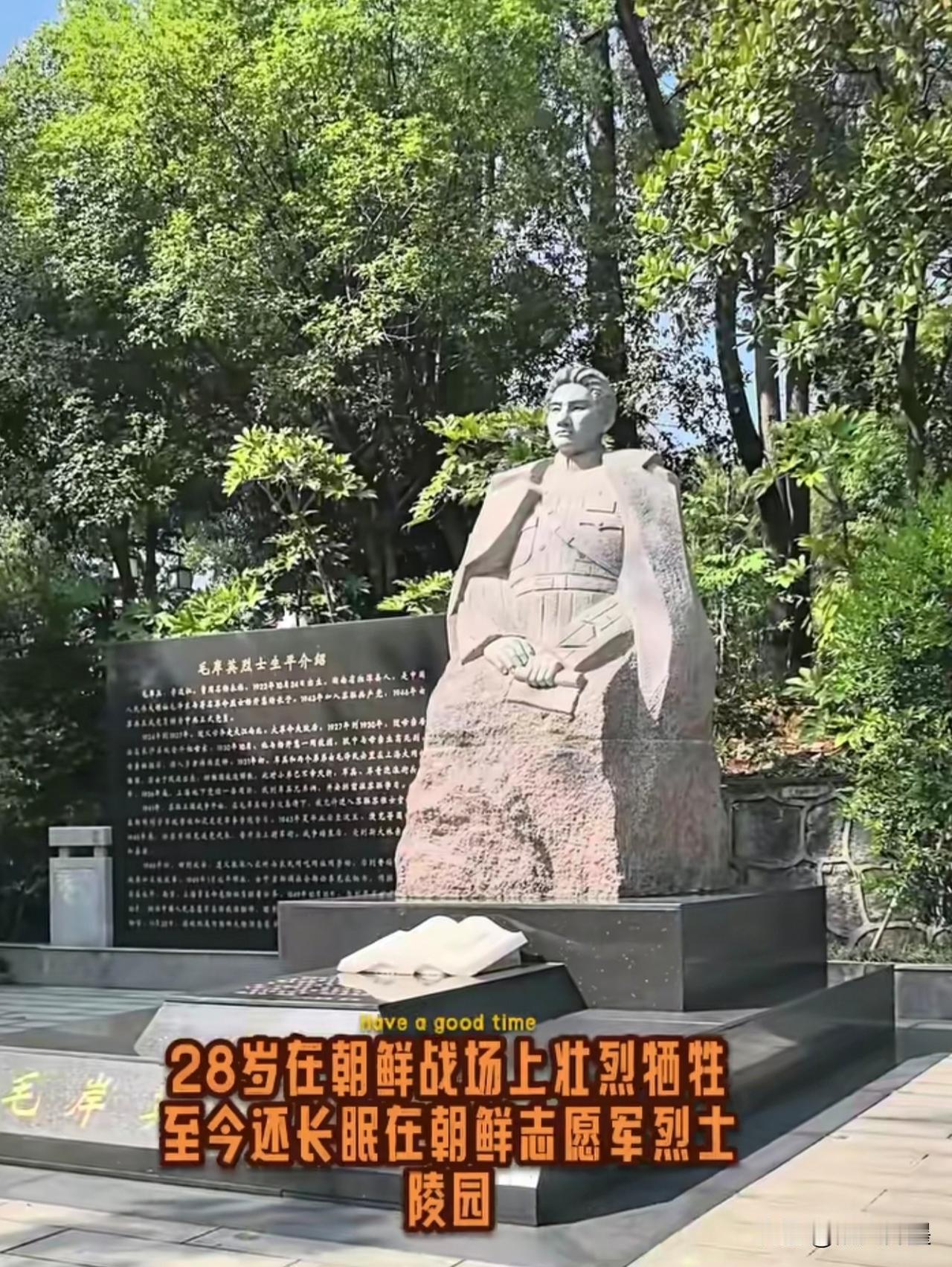 28岁就长眠在异国他乡至今七十多年：有没有戳中你的泪点？
岸英同志，七十多年了，
