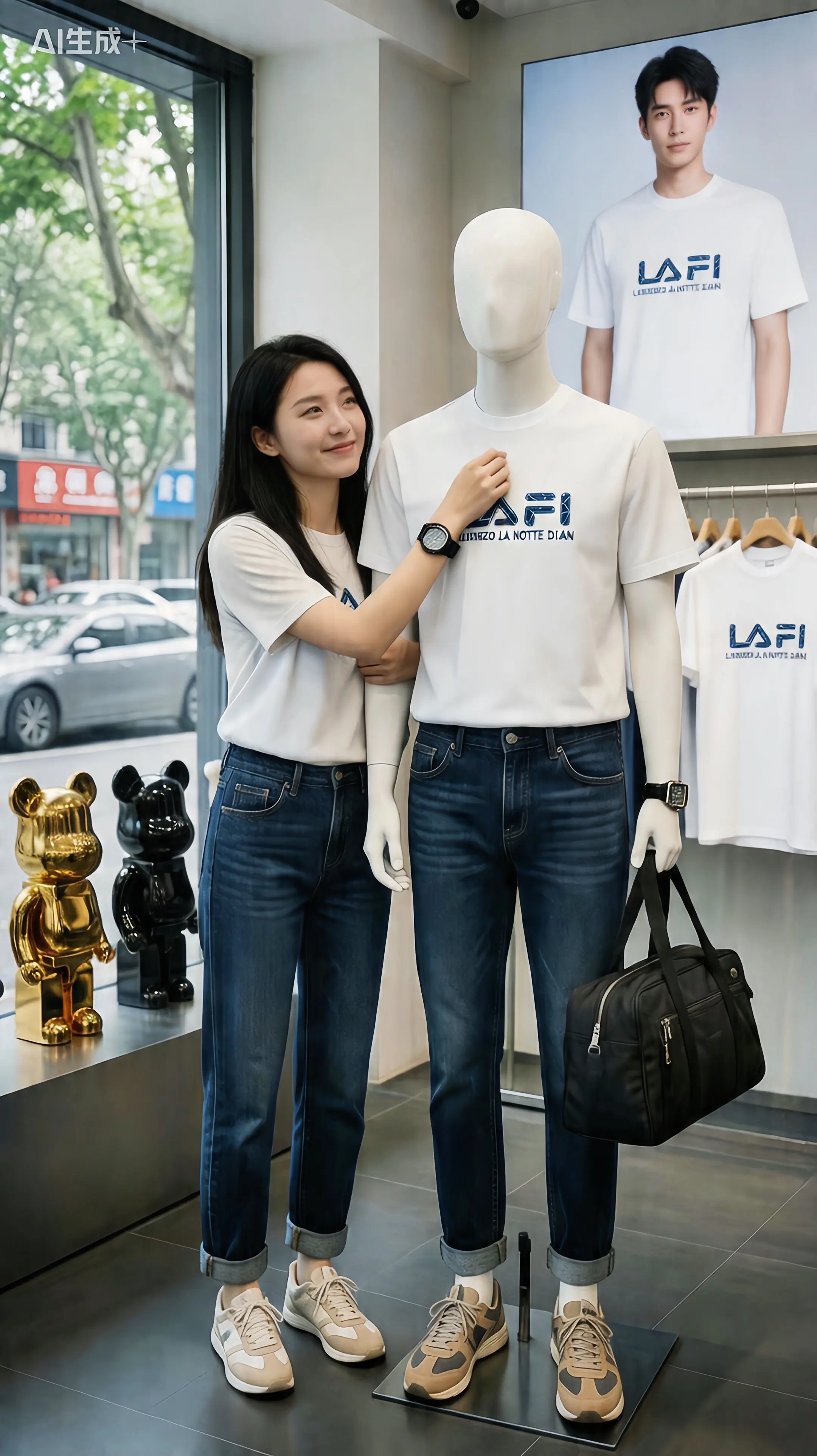 啄木鸟全棉百搭休闲体恤