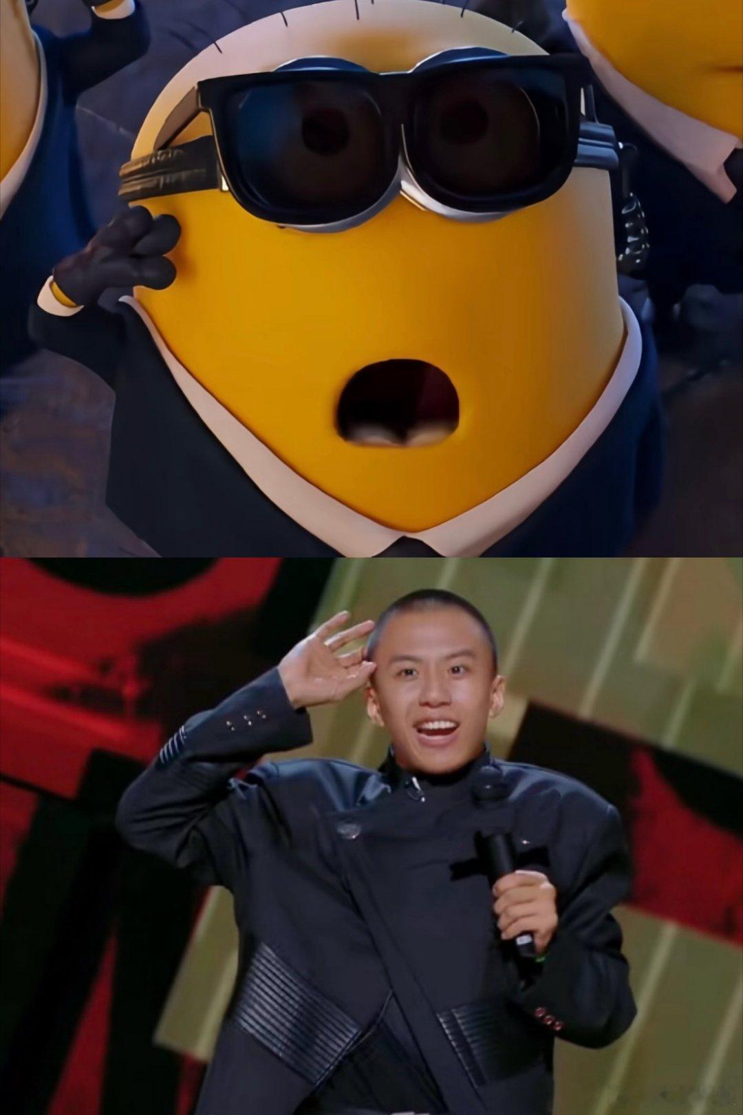付航和小黄人凑不出一个安静的付航给小黄人新怪兽古米配音也太搭了，满脑子PASSI