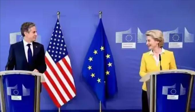 突发消息
美国和欧盟突然达成协议！美国和欧盟这回竟然放出大招
打算拿俄罗斯被冻结