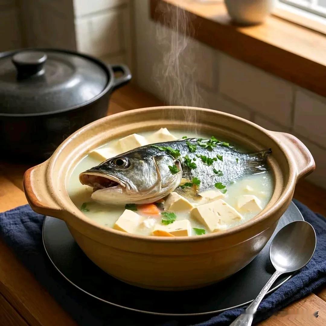 浓情鱼头豆腐汤，新春家宴的温暖滋味
 
春节是阖家团圆的时刻，一桌丰盛的年夜饭承