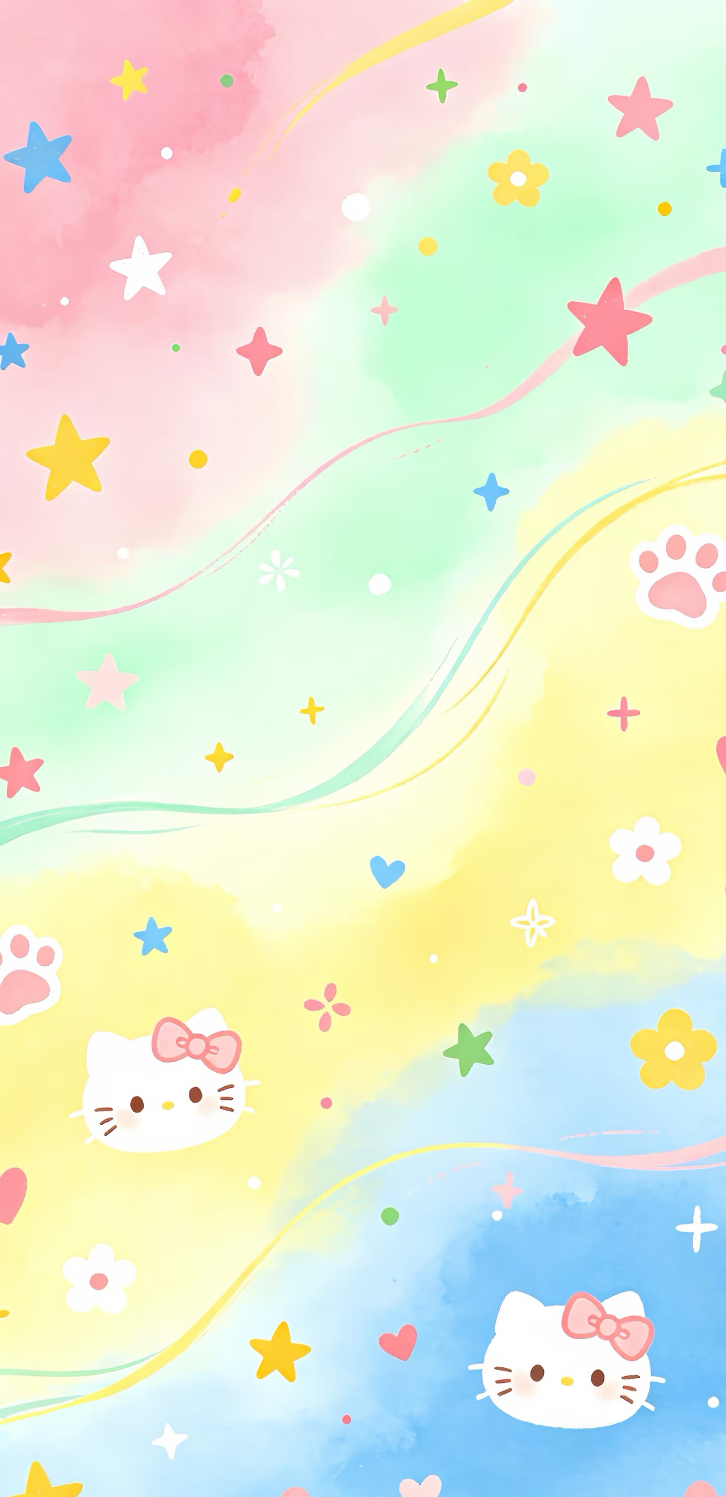 Hello Kitty壁纸分享三丽鸥｜可爱壁纸｜粉色壁纸｜甜美壁纸｜多巴胺壁纸｜