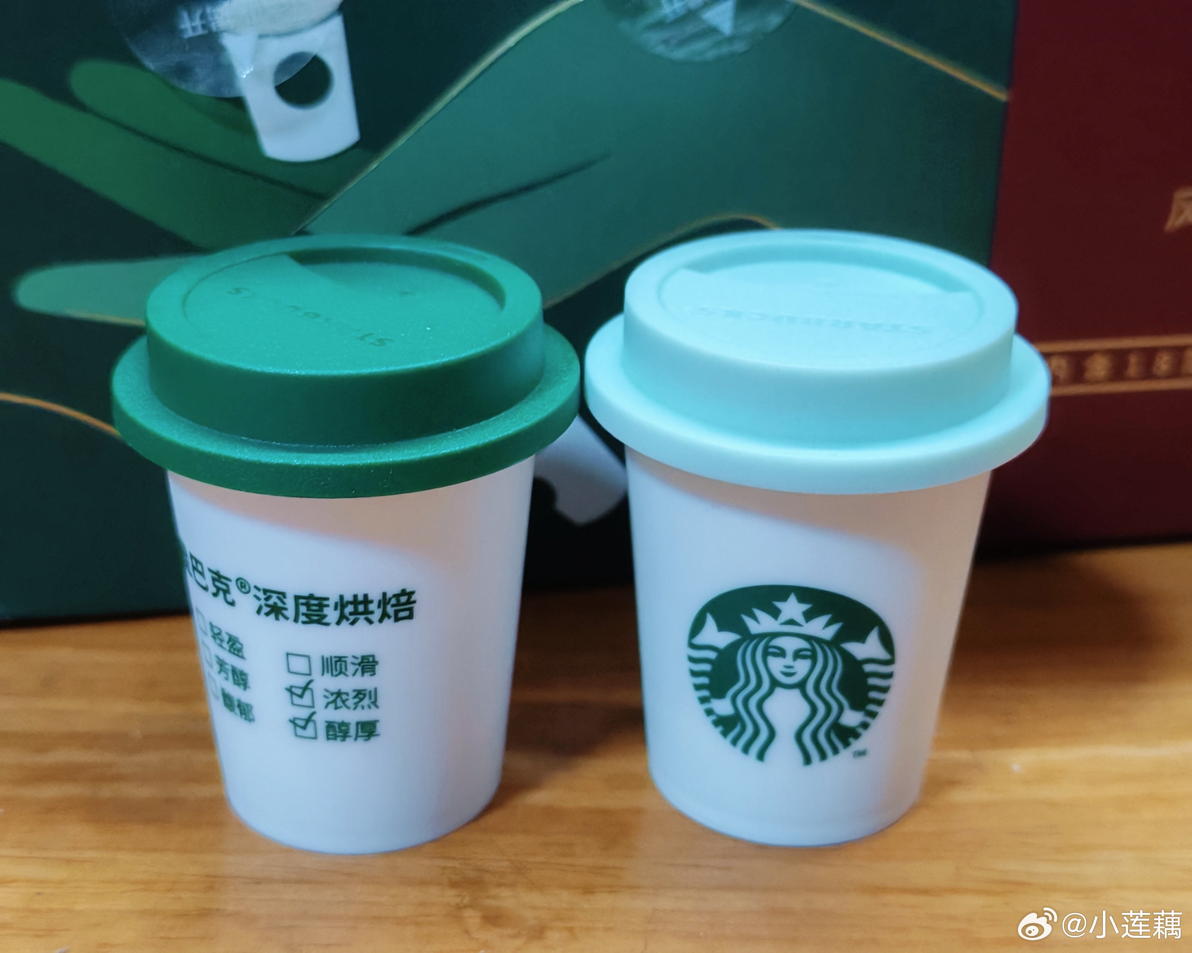 我姐让小莲藕带给我的咖啡粉可可爱爱