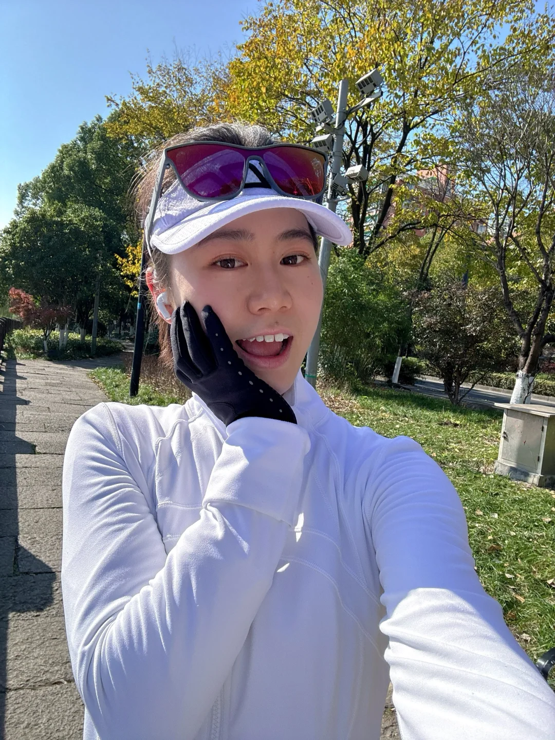 午跑11k｜这个冬天不太冷