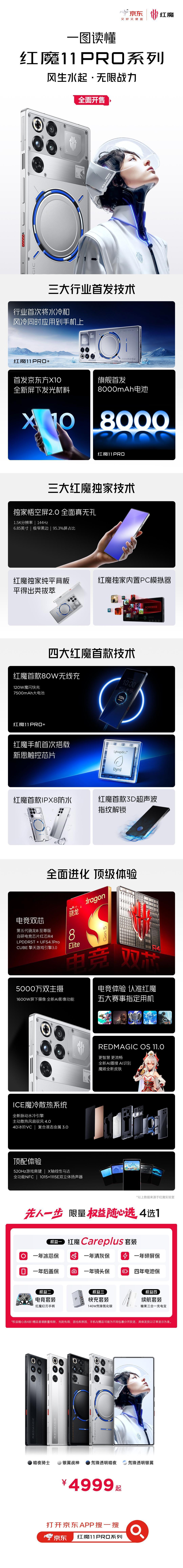 搭载第五代骁龙8至尊版处理器， LPDDR5T 、 UFS4.1 PRO，IPX