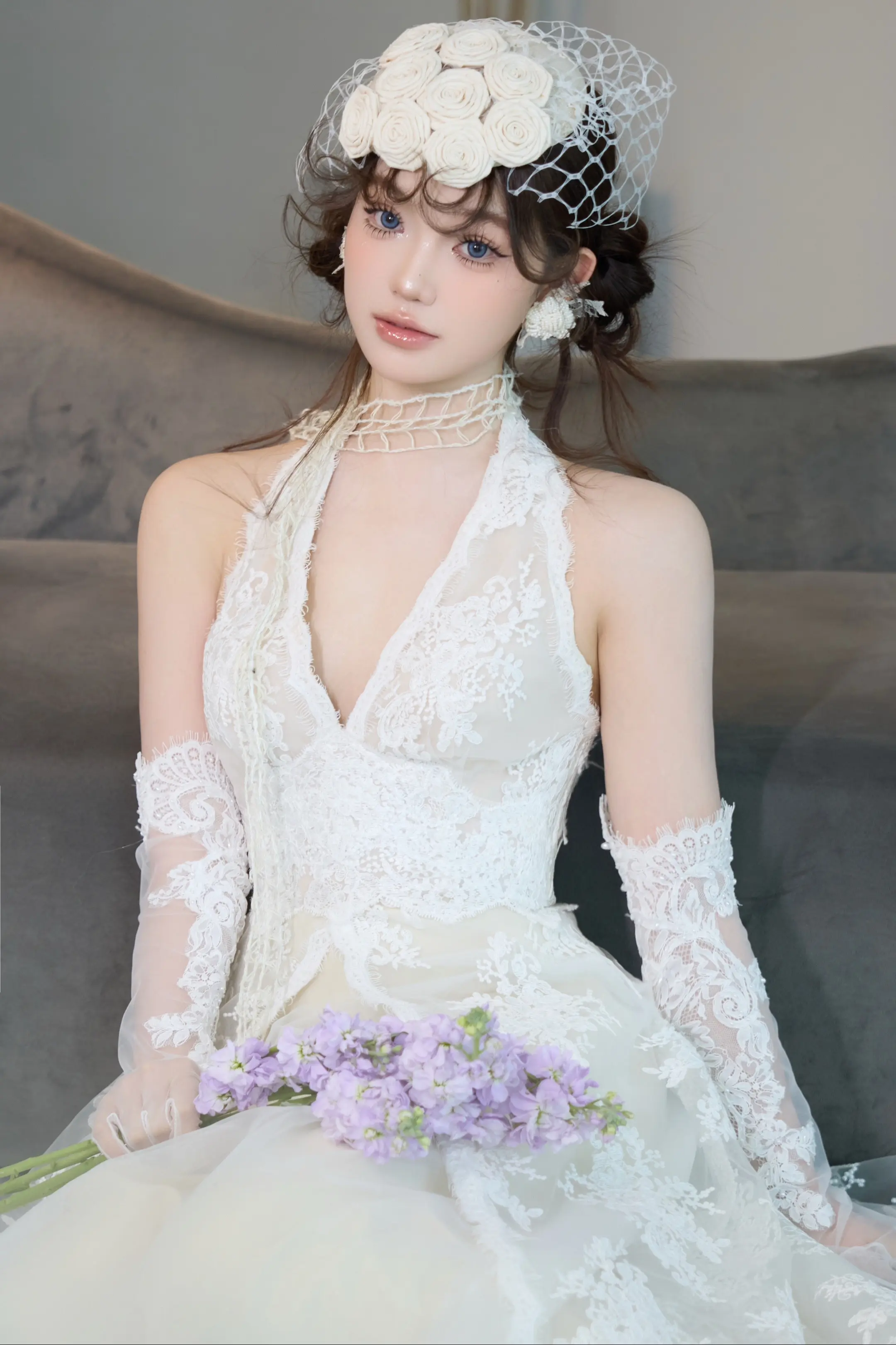 法式少女风。商丘跟妆