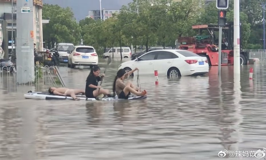台风天，给我整笑了，小孩哥也太放松了上海变海上的相关内容，来智搜看看。上海变海上