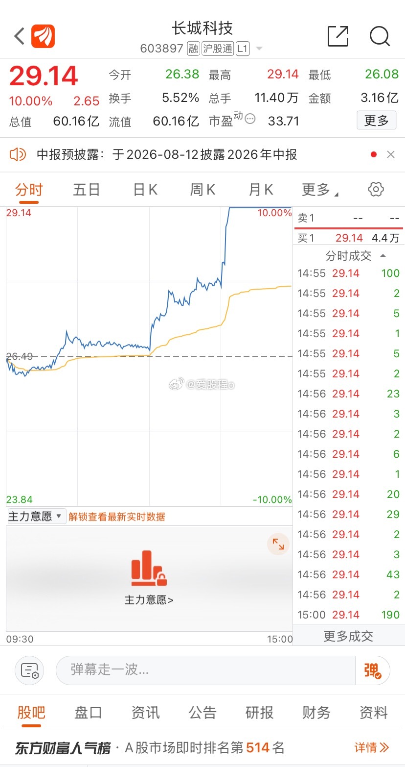 同样是电网你却横盘一天，长城午盘却直线拉升！