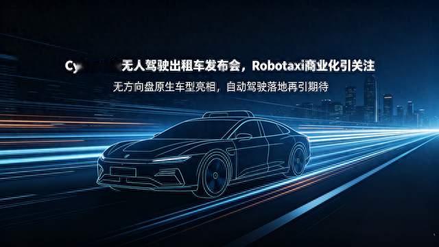 特斯拉Cybercab发布会开启，无方向盘Robotaxi，自动驾驶迎来关键
