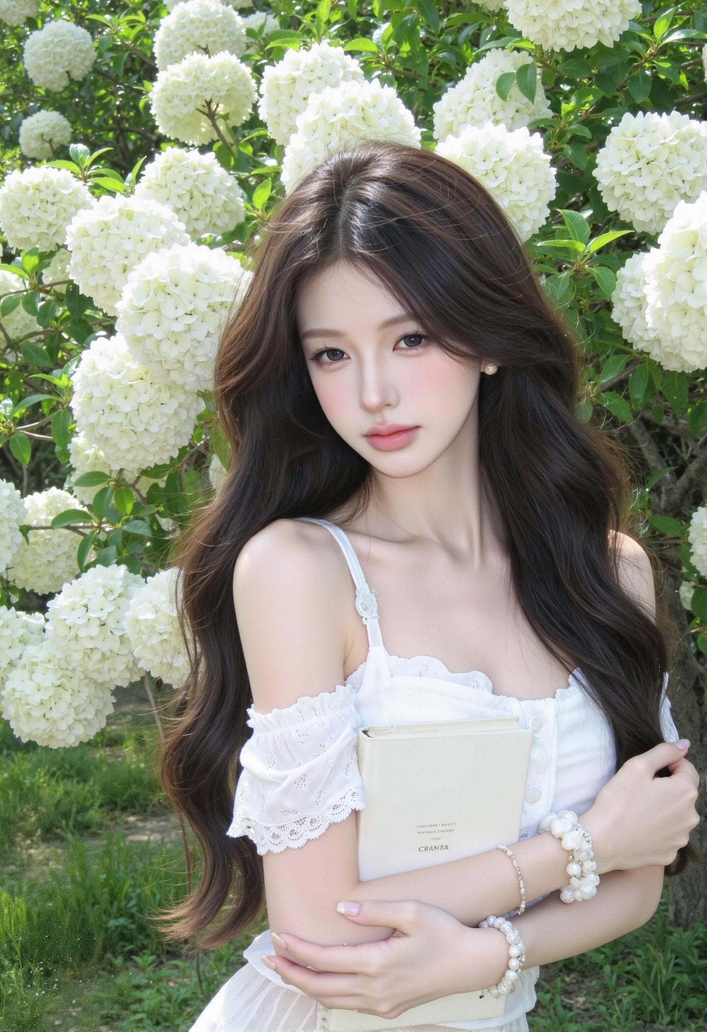 纯欲花海 温柔风 花海里的白月光穿搭 清纯白月光 韩系纯欲小白花