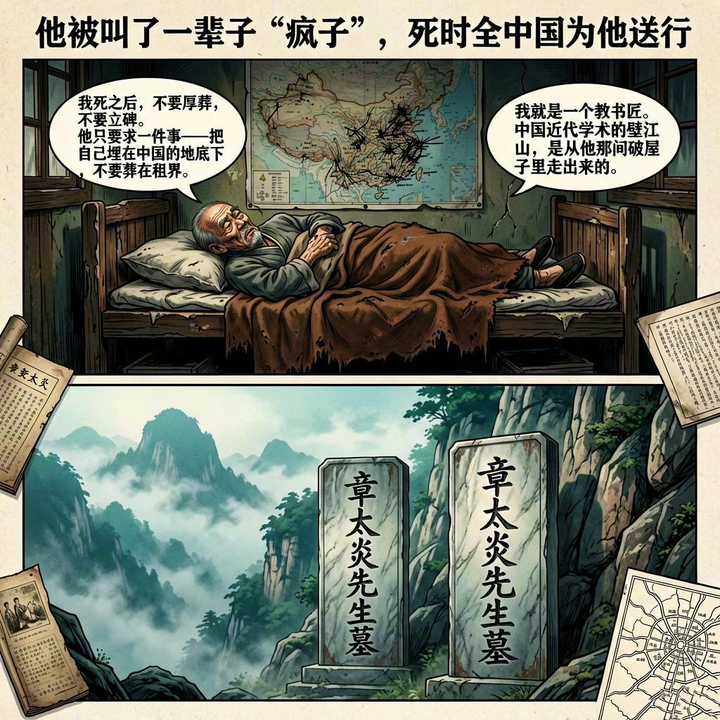 他被叫了一辈子“疯子”，死时全中国为他送行。

1916年11月8日，上海。一个