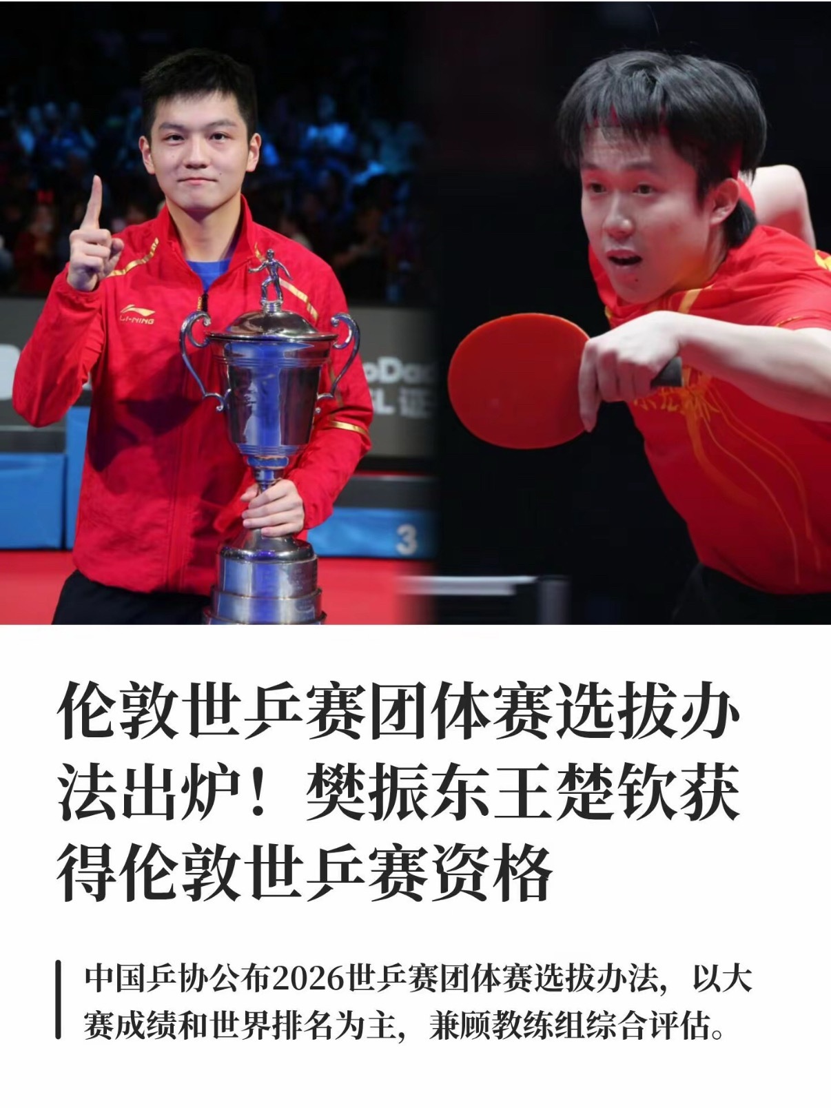 樊振东获伦敦世乒赛直通资格 国乒直通赛巅峰对决，樊振东以全胜战绩强势锁定伦敦世乒