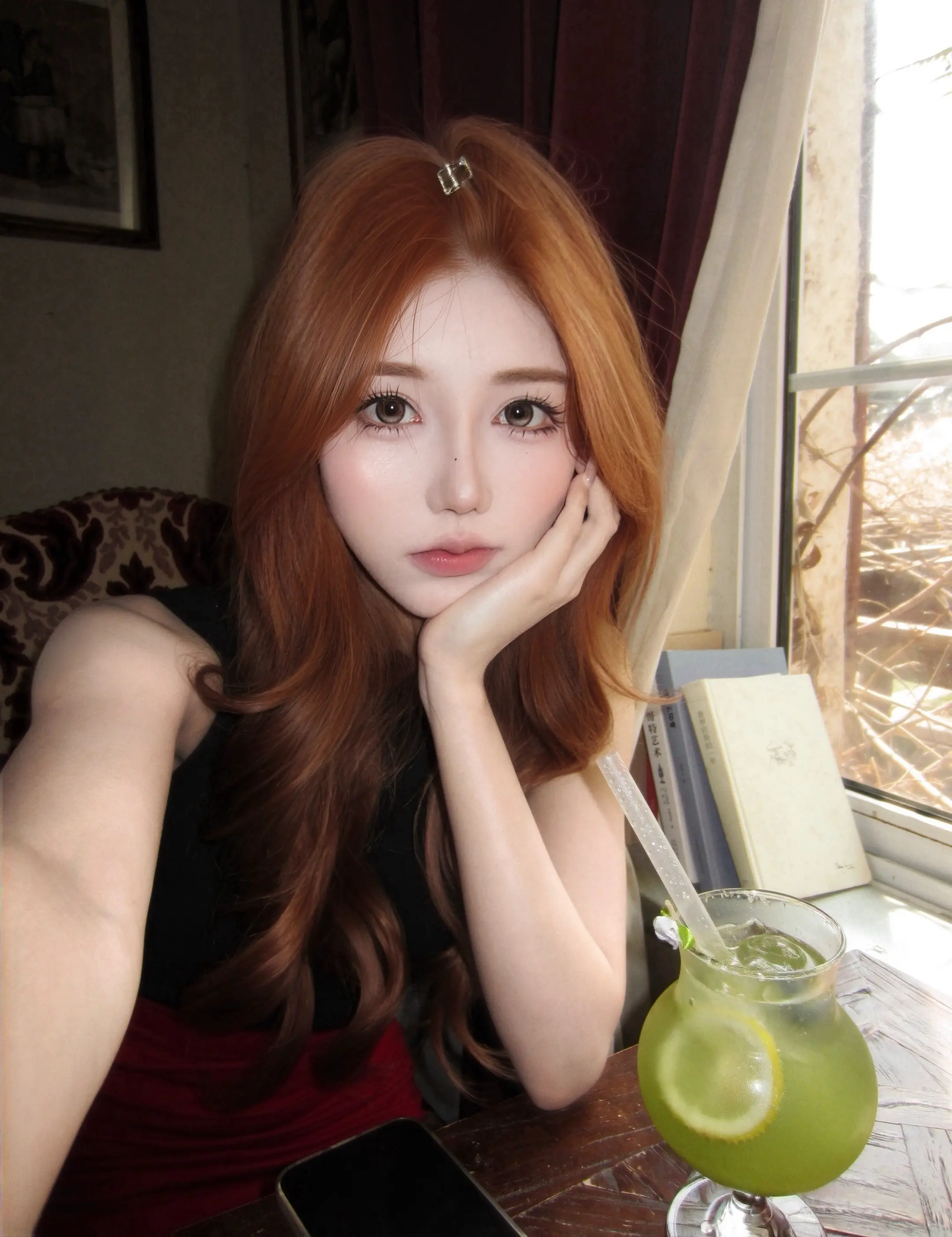 我删了他所有照片 直到有天我看到张之前一起吃饭的实况图 当我按住时 我...