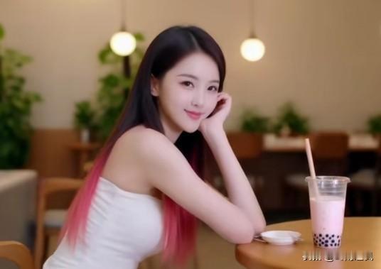 微笑在啡厅→奶茶小姐姐