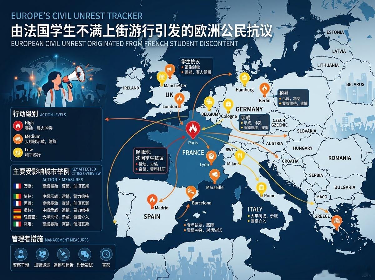 不得不说法国人确实有很深厚的革命传统 ​​​