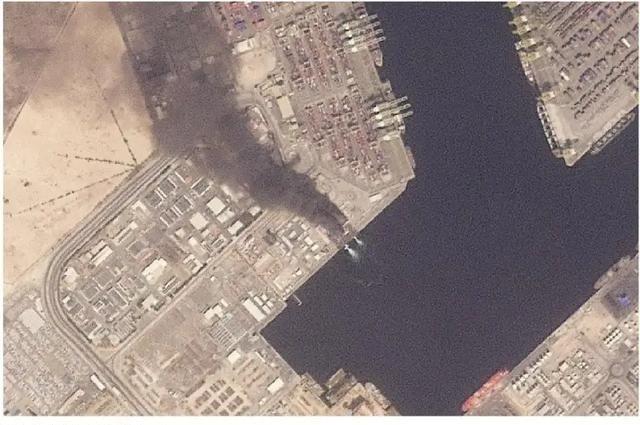 网上公布了很多卫星图片，事实证明，在伊朗革命卫队的3天猛烈攻击下，美军在中东的基