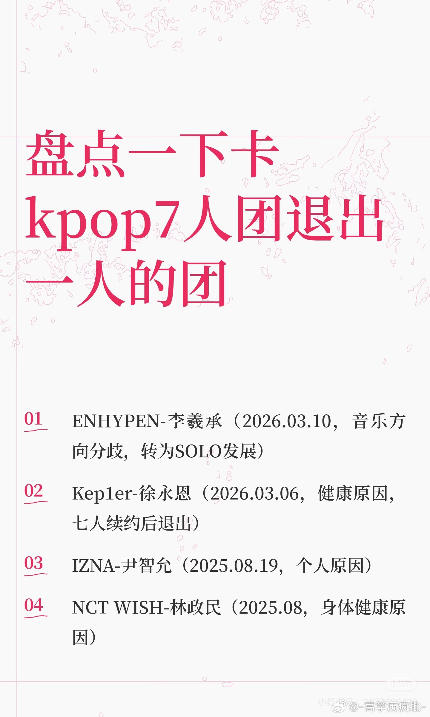 七人团魔咒？🤔但是有一个团七个人永远在一起七人男团魔咒