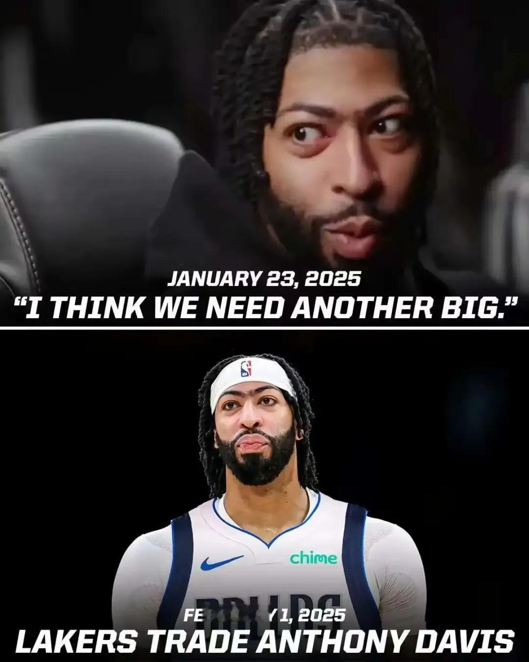 湖人与独行侠之间浓眉哥（安东尼·戴维斯）与东契奇的互换无疑是一笔震撼整个NBA的