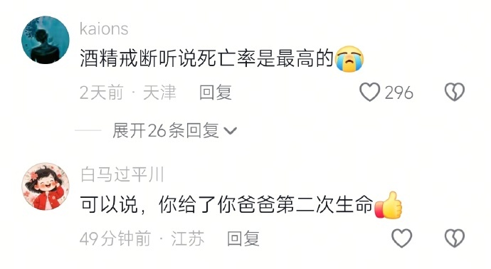 断崖式戒酒72天后的身体变化  ​​​