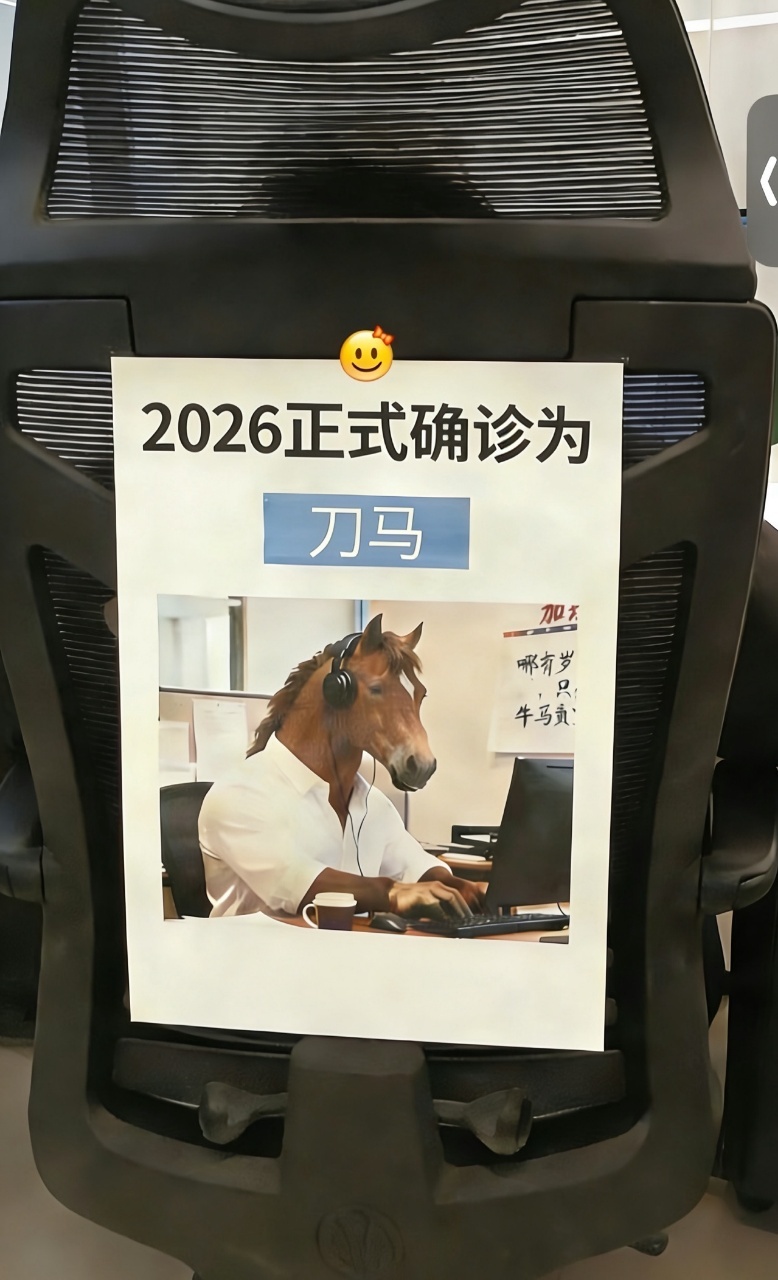 牛马和刀马终究差一字年后开工才知道刀马向往的是所有牛马的心声，同样是🐴，可牛马