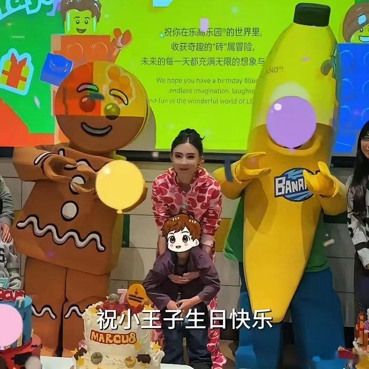 张柏芝为小儿子庆祝7岁生日，最小的儿子都这么大了，但是孩子的长相以及孩子的爸爸一