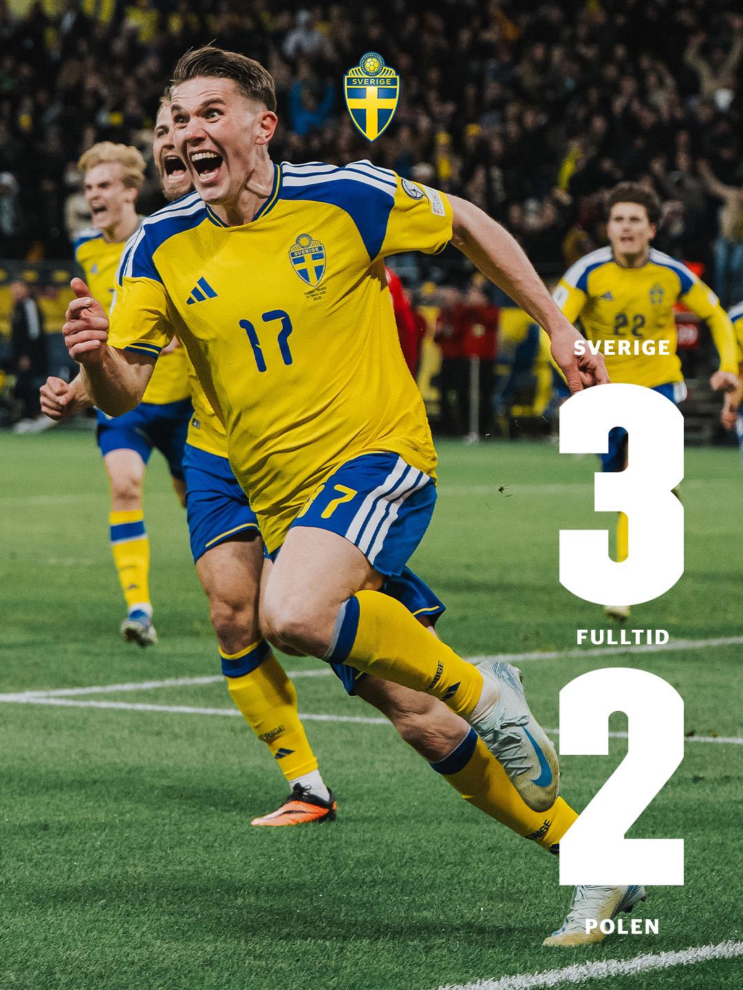 【哲凯赖什把瑞典扛进世界杯】2026年世界杯欧洲区预选赛附加赛迎来收官战，瑞典主