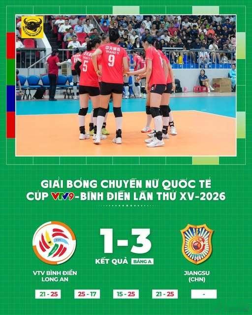 国际排坛动态江苏中天钢铁女排2026年越南VTV9国际女排邀请赛A组第一轮，中国