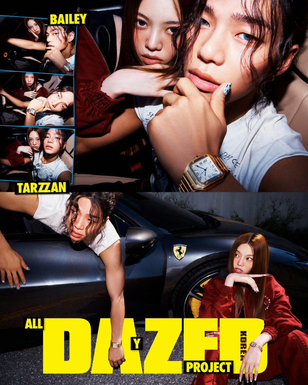 ALLDAY PROJECT拍摄DAZED KOREA 9月刊封面，HIP HO