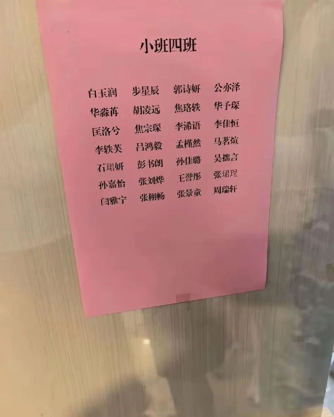 全班名字，感觉都是大文豪 ​​​