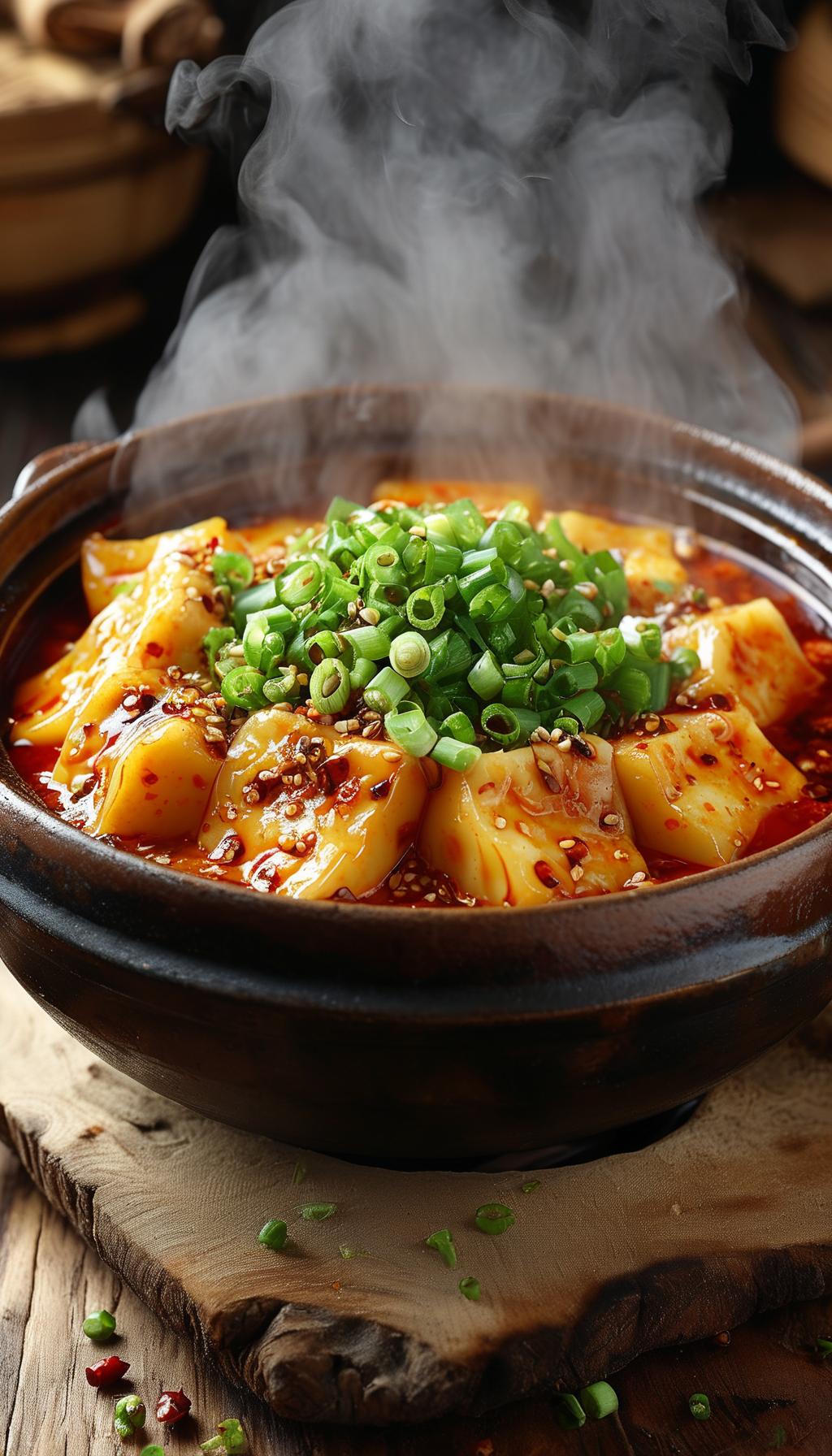 【每日一美食分享】麻婆豆腐

哎呀，这个【麻婆豆腐】简直是麻辣界的“扛把子”！每