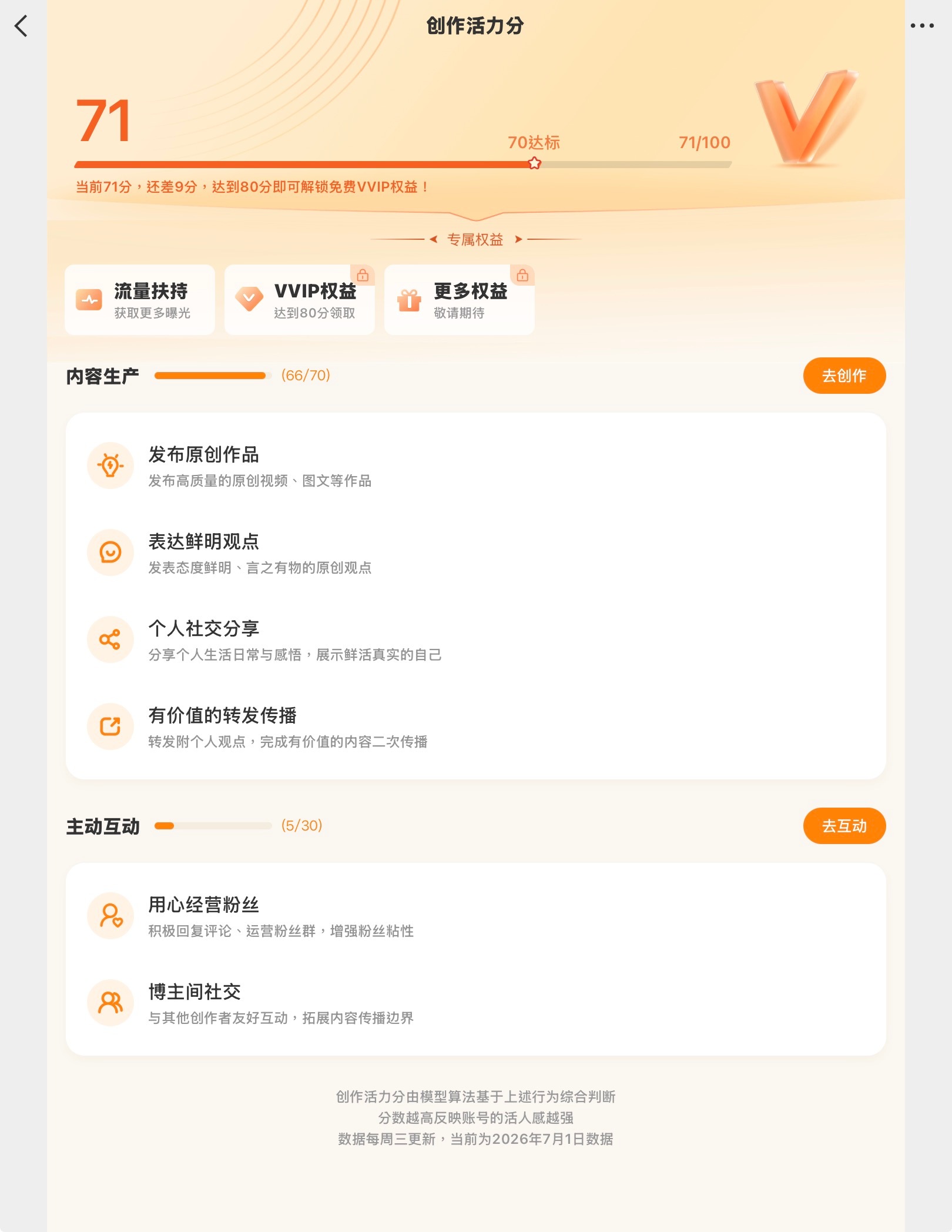 主动互动的分值到底怎样才能涨