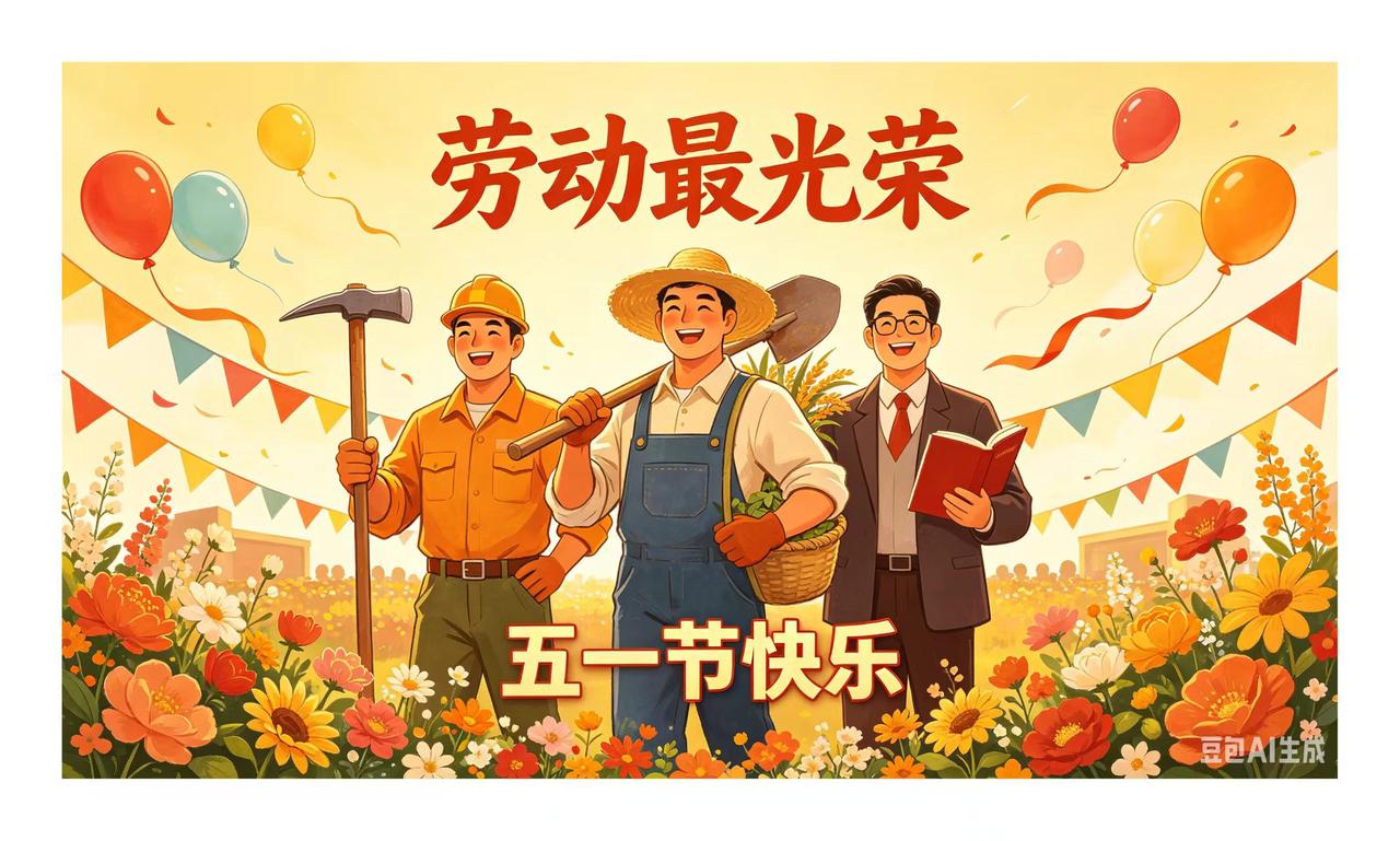 。无论是坚守一线的工人，还是奔波在途的服务者，每一份职业都值得尊重，每一次奋斗都