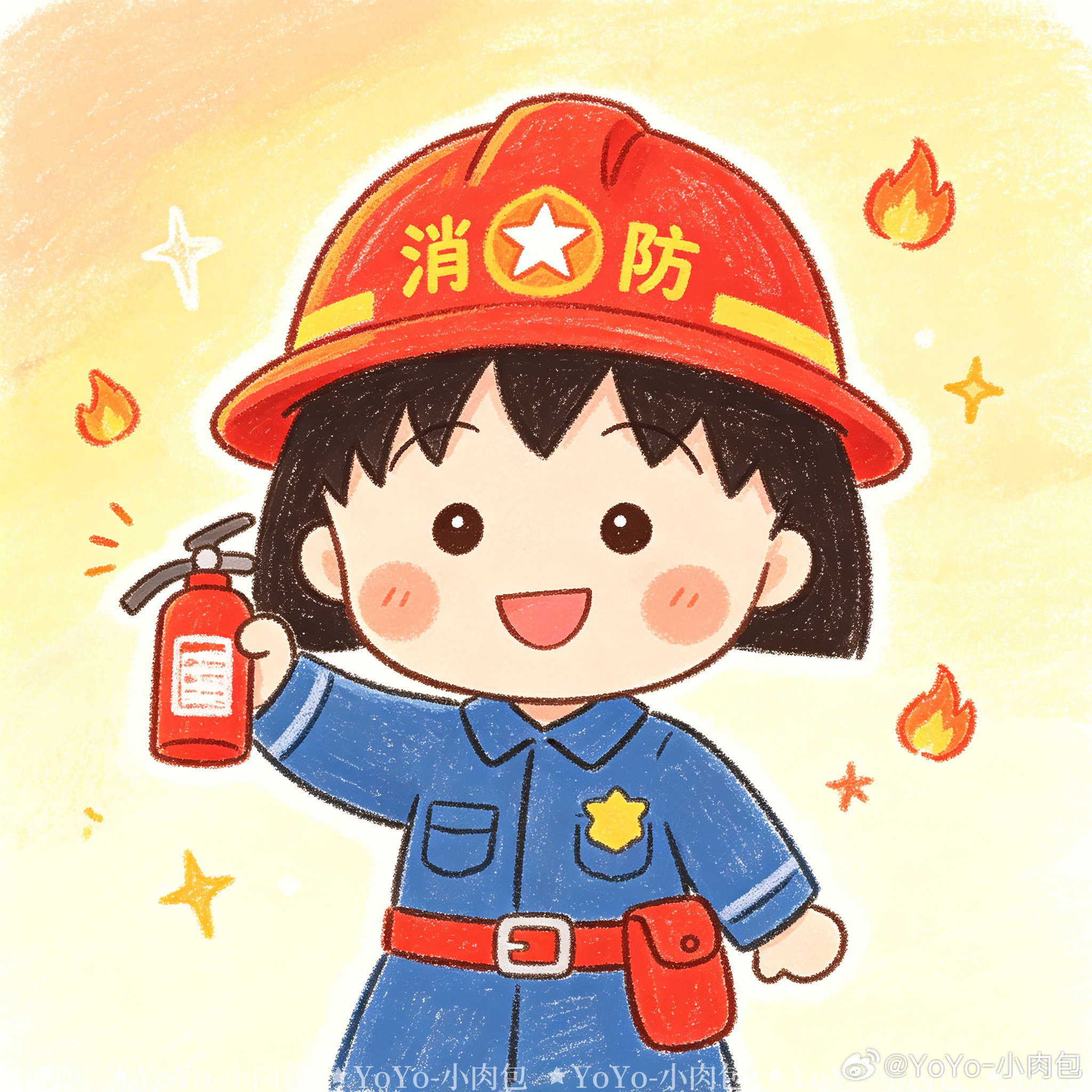 樱桃小丸子职业头像第二弹樱桃小丸子樱桃小丸子头像动漫女生头像